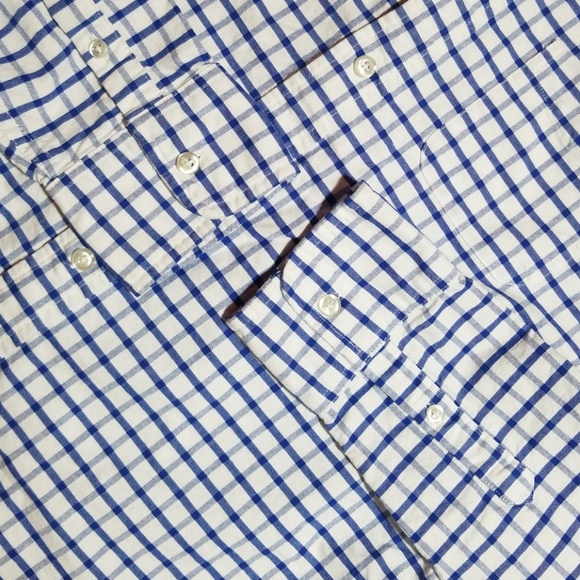 Boys lands end button up dress and size lg - Picture 3 of 4